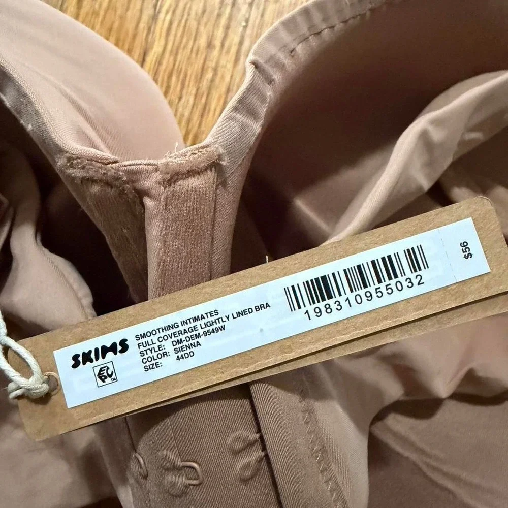 SKIMS Full Coverage Bra Women 44DD Sienna NEW Smoothing Lightly Lined - Picture 3 of 3
